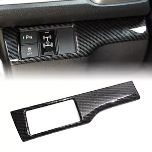 ホンダ シビック 2016-2021 カーボンファイバースタイルヘッドライトスイッチボタンカバートリム For Honda Civic 2016-2021 Carbon Fiber Style Headlight Switch Button Cover Trim 【並行輸入品】