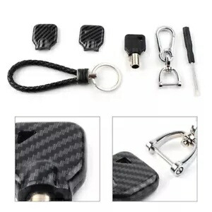 オートバイノーカットブレードブランクカバー&キーキットハーレーツーリングストリートグライドロードに適合 Motorcycle Uncut Blade Blank Cover &Key Kit Fit Harley Touring Street Glide Road 【並行輸入品】
