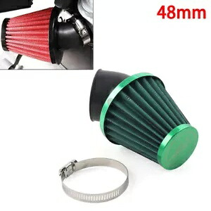 48mm エアインテークフィルタークリーナーゴムベンド入口ステンレススチールメッシュ 48mm Air Intake Filter Cleaner Rubber Bend Inlet Stainless Steel Mesh 【並行輸入品】