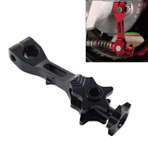 1X ブラック CNC オートバイリアブレーキレバークラッチレバーアクセサリーダートバイク 1X Black CNC Motorcycle Rear Brake Lever Clutch Levers Accessories Dirt Bike 【並行輸入品】