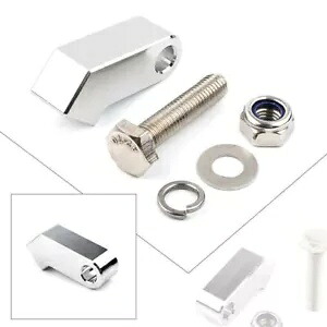 オートバイクロームヘッドライトブロックブラケットマウントキットハーレーエレクトラグライドに適合 Motorcycle Chrome Headlight Block Bracket Mount Kit Fit Harley Electra Glide 【並行輸入品】