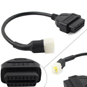 オートバイ 6 ピン OBD に OBD2 診断スキャナツールアダプタケーブル Delphi Motorcycle 6 Pin OBD to OBD2 Diagnostic Scanners Tool Adapter Cable For Delphi 【並行輸入品】