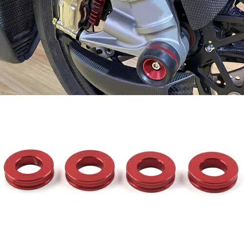 4 個 CNC フロントブレーキキャリパースペーサーキット Ducati Panigale V4/R/S 2018-2021 用 4pcs CNC Front Brake Caliper Spacer Kit For Ducati Panigale V4/R/S 2018-2021 【並行輸入品】