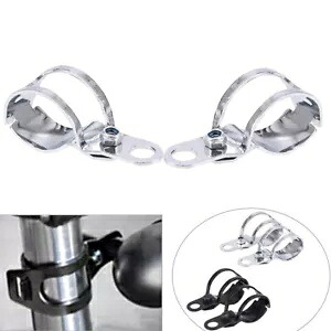 オートバイフォークイヤークランプターンシグナルライトマウントブラケットホルダーハーレー用 Motorcycle Fork Ear Clamp Turn Signal Light Mount Bracket Holder For Harley 【並行輸入品】