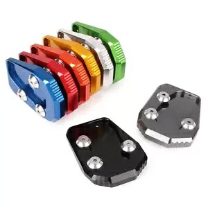 オートバイキックスタンドサイドスタンド延長プレートパッドフィットヤマハ MT-09 2013-2016 Motorcycle Kickstand Side Stand Extension Plate Pad Fit Yamaha MT-09 2013-2016 【並行輸入品】