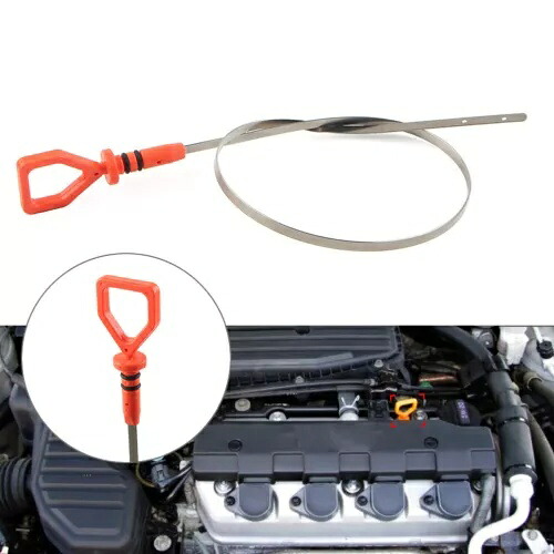 1.7L エンジンオイルレベルゲージホンダシビック 2001-2005 15650-PLM-004 1.7L Engine Oil Level Dipstick For Honda Civic 2001-2005 15650-PLM-004 【並行輸入品】