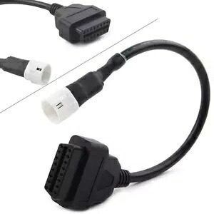 ヤマハ YZF-R125 MT-125 用 3Pin から 16Pin OBD2 診断スキャナーアダプターケーブル 3Pin to 16Pin OBD2 Diagnostic Scanner Adapter Cable For YAMAHA YZF-R125 MT-125 【並行輸入品】