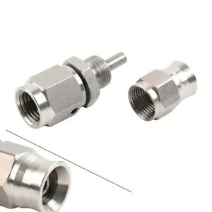 ステンレス鋼 AN3 から AN3 ストレート ブレーキ スイベル ホース エンド車のフィッティング Stainless Steel AN3 to AN3 Straight Brake Swivel Hose Ends Car Fitting 【並行輸入品】