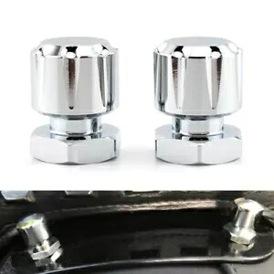 2 個クロームソロ取り付けナットボルトハーレーロードキングソフテイルファットボーイ USstock 2Pcs Chrome Solo Mounting Nuts Bolt For Harley Road King Softail Fat Boy USstock 【並行輸入品】