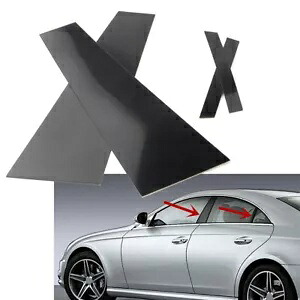 ブラックピラーポスト メルセデスベンツ CLS 06-11 C219 4個セット ドアトリムカバーキット Black Pillar Posts for Mercedes Benz CLS 06-11 C219 4pc Set Door Trim Cover Kit 【並行輸入品】