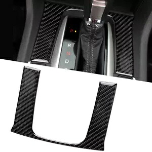 ホンダ シビック 10th 2016-2019 カーボンファイバーシフトインテリアギアカバーパネルトリム For Honda Civic 10th 2016-2019 Carbon Fiber Shift Interior Gear Cover Panel Trim 【並行輸入品】