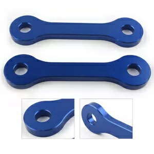 ブルー リア ロワーリング ドロップ リンク キット スズキ DRZ400 SM/S/E DRZ400SM 2000-2020 米国に適合 Blue Rear Lowering Drop Link Kit Fit SUZUKI DRZ400 SM/S/E DRZ400SM 2000-2020 US画像