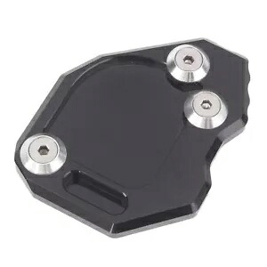 ブラック サイド スタンド キックスタンド プレート パッド BMW F800GS 2008-2015 に適合 Black Side Stand Kickstand Plate Pad Fits BMW F800GS 2008-2015 【並行輸入品】