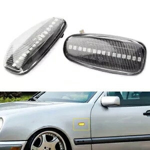 メルセデスベンツ C E LED シーケンシャルダイナミックサイドマーカーライトターンシグナルライト用 For Mercedes Benz C E LED Sequential Dynamic Side Marker Light Turn Signal Light 【並行輸入品】