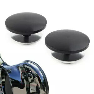 2 個ブラックインナーフェアリングミラープラグハーレーストリートグライドトライク FLHXXX に適合 2Pcs Black Inner Fairing Mirror Plugs Fit for Harley Street Glide Trike FLHXXX 【並行輸入品】