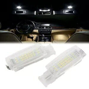 ホワイト LED バニティ ミラー ライト VW ジェッタ パサート ティグアン ゴルフ シャラン トゥーランに適合 White LED Vanity Mirror Lights Fit VW Jetta Passat Tiguan Golf Sharan Touran 【並行輸入品】