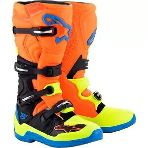 Tech 5 ブーツ - オレンジ蛍光/ブルー/イエロー蛍光 - US 7 2015015-4755-7 Tech 5 Boots - Orange Fluorescent/Blue/Yellow Fluorescent - US 7 2015015-4755-7 【並行輸入品】｜カスタムパーツ WORLD倉庫