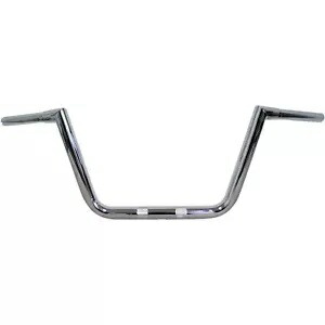 LA チョッパーズ クローム 10 インチ ヘフティ ビッグ ツイン ピークス ハンドルバー LA-7362-10 LA Choppers Chrome 10\