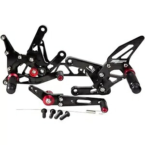 Hotbodies MGP リアセット - ブラック - ヤマハ 81501-2500 Hotbodies MGP Rearset - Black - for Yamaha 81501-2500 【並行輸入品】｜カスタムパーツ WORLD倉庫