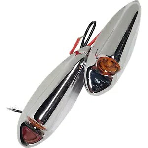 Eddie Trotta Designs フロント LED ウインカー FLTR - クローム TC-947 Eddie Trotta Designs Front LED Turn Signals FLTR - Chrome TC-947 【並行輸入品】