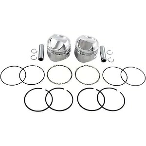 Wiseco ピストンキット - .020 - 高圧縮 - 1978-1984 - Big Twin K1625 Wiseco Piston Kit - .020 - High Compression - 1978-1984 - Big Twin K1625 【並行輸入品】