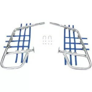 DG ナーフバー - LT250R - ナチュラル/ブルー 60-6230 DG Nerf Bars - LT250R - Natural/Blue 60-6230 【並行輸入品】