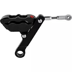 Hawg ホルター 4 ピストン フロント ブレーキ キット FLSTS - ブラック FKHSAB100 Hawg Halter 4 Piston Front Brake Kit FLSTS - Black FKHSAB100 【並行輸入品】