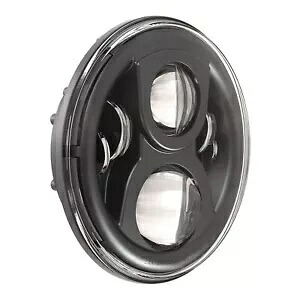 J.W.スピーカー 8700 EV2-S ヘッドランプ 7 インチ ブラック ベゼル 0554941 J.W. Speaker 8700 EV2-S Headlamp 7" Black Bezel 0554941 【並行輸入品】｜カスタムパーツ WORLD倉庫