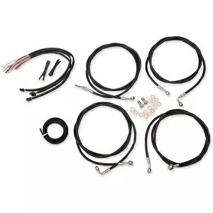 LA チョッパーズ ブラック ミニ ケーブル キット '17 - '19 FL LA-8054KT2-08B LA Choppers Black Mini Cable Kit for '17 - '19 FL LA-8054KT2-08B 【並行輸入品】 75,625円