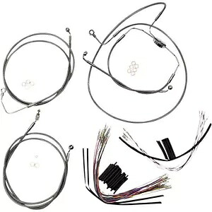 マグナム コントロール ケーブル キット - XR - ステンレススチール 589001 Magnum Control Cable Kit - XR - Stainless Steel 589001 【並行輸入品】|カスタムパーツ WORLD倉庫