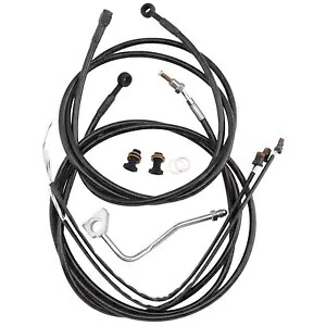 13 インチ バガー ハンドルバー付き初期ツーリング バイク用ブラック コントロール キット B30-1294 Black Control Kit for Early Touring Bikes with 13\
