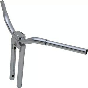 LA チョッパーズ クローム 14 インチ ケイジ ファイター ハンドルバー LA-7335-10 LA Choppers Chrome 14" Kage Fighter Handlebar LA-7335-10 【並行輸入品】｜カスタムパーツ WORLD倉庫 76,835円