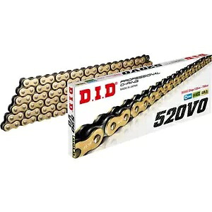 した。 520 VO ドライブ チェーン - ゴールド & ブラック - 25 フィート 520VOG25FT D.I.D. 520 VO Drive Chain - Gold & Black - 25 Feet 520VOG25FT 【並行輸入品】｜カスタムパーツ WORLD倉庫