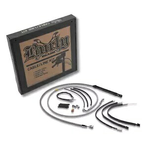 Burly ブランド ステンレススチール コントロール キット 18 インチ ゴリラ ハンドルバー用 B30-1245 Burly Brand Stainless Steel Control Kit for 18" Gorilla Handlebars B30-1245 【並行輸入品】｜カスタムパーツ WORLD倉庫
