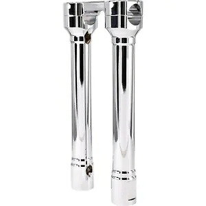 Thrashin Supply Company ライザー - ホールショット - 10 インチ - クローム TSC-1010-3 Thrashin Supply Company Risers - Hole Shot - 10" - Chrome TSC-1010-3 【並行輸入品】｜カスタムパーツ WORLD倉庫