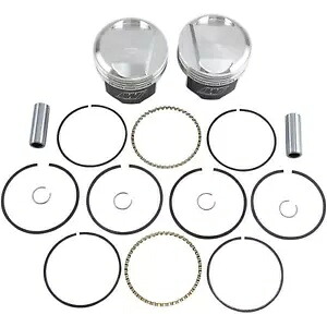 Wiseco V ツイン ピストン キット 1340 EVO ビッグ ツイン 10:1 圧縮 K1669 Wiseco V-Twin Piston Kit 1340 EVO Big Twin 10:1 Compression K1669 【並行輸入品】