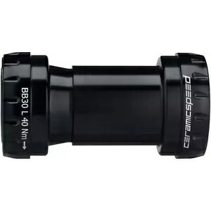 セラミックスピード BB30 ロードボトムブラケット - 24mm スピンドルコーティングレース、ブラック 101352 Ceramic Speed BB30 Road Bottom Bracket - 24mm Spindle Coated Races, Black 101352 【並行輸入品】