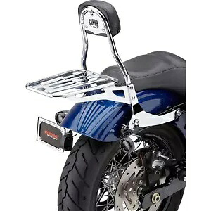コブラ バックレスト キット - 14 インチ - クローム - ハーレー ダイナ '06-'17 602-2004 用 Cobra Backrest Kit - 14\
