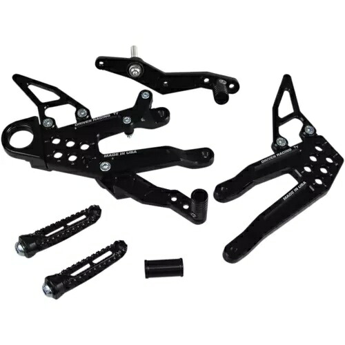 ドリブン TT リアセット - S1000RR DRP-718-BK Driven TT Rearset - S1000RR DRP-718-BK 【並行輸入品】｜カスタムパーツ WORLD倉庫