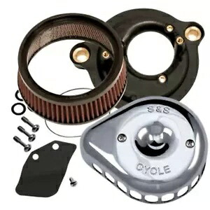 S AND S CYCLE マウントエアクリーナー - クローム - M8 170-0435C S AND S CYCLE MOUNTED AIR CLEANER - CHROME - M8 170-0435C 【並行輸入品】