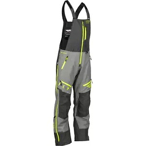 FLY Racing インクライン ビブ - ブラック/グレー/ハイビズ - S 470-4244S FLY RACING Incline Bib - Black/Grey/Hi-Vis - Small 470-4244S 【並行輸入品】