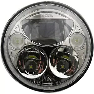 カスタム ダイナミクス LED ヘッドライト - 7 インチ - クローム - 各 CDTB-7-C Custom Dynamics LED Headlight - 7" - Chrome - Each CDTB-7-C 【並行輸入品】｜カスタムパーツ WORLD倉庫
