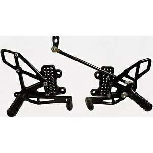 ボルテックス リアセット ブラック RS265K Vortex Rear Set Black RS265K 【並行輸入品】|カスタムパーツ WORLD倉庫