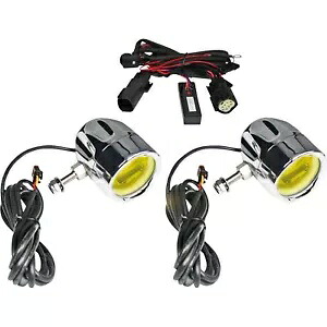 カスタム ダイナミクス フォグ ライト - クローム - イエロー レンズ PB-FOG-BCM-YC Custom Dynamics Fog Light - Chrome - Yellow Lens PB-FOG-BCM-YC 【並行輸入品】|カスタムパーツ WORLD倉庫