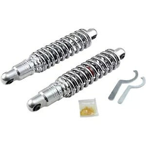 プレミアム車高調整可能ショック - クローム - 標準 - 13 インチ 1310-1667 Premium Ride-Height Adjustable Shocks - Chrome - Standard - 13" 1310-1667 【並行輸入品】｜カスタムパーツ WORLD倉庫