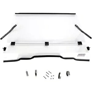 Moose Racing フル折りたたみフロントガラス ホンダ用 2317-0297 Moose Racing Full Folding Windshield for Honda 2317-0297 【並行輸入品】|カスタムパーツ WORLD倉庫