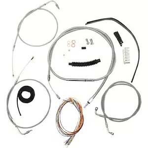 LAチョッパーズ ミニケーブルキット '99~'03 XL用 LA-8300KT2-08 LA Choppers Mini Cable Kit for '99 - '03 XL LA-8300KT2-08 【並行輸入品】|カスタムパーツ WORLD倉庫
