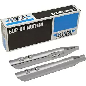 スラッシュダウン スリップオン マフラー - クローム - 3.5 インチ - FL '17-'19 1801-1185 Slashdown Slip-On Mufflers - Chrome - 3.5\