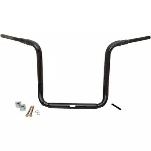 LA チョッパーズ ブラック 16 インチ グランデ トラディショナル エイプ ハンガー ハンドルバー LA-7323-16B LA Choppers Black 16\
