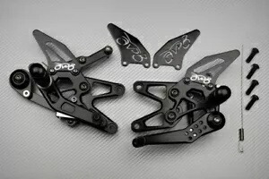 ブラック レーシング リアセット フットレスト TRIUMPH ストリート トリプル R RX 675 L67LR 2013-2017 Black Racing Rearsets Footrest TRIUMPH Street Triple R RX 675 L67LR 2013-2017 【並行輸入品】